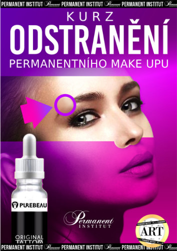 kurz odstraneni permanentniho makeupu Purbeau remover